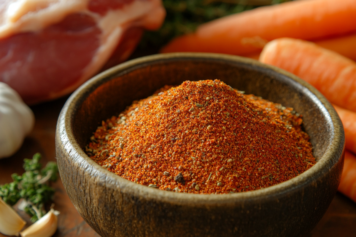 Homemade pot roast seasoning mix in a bowl