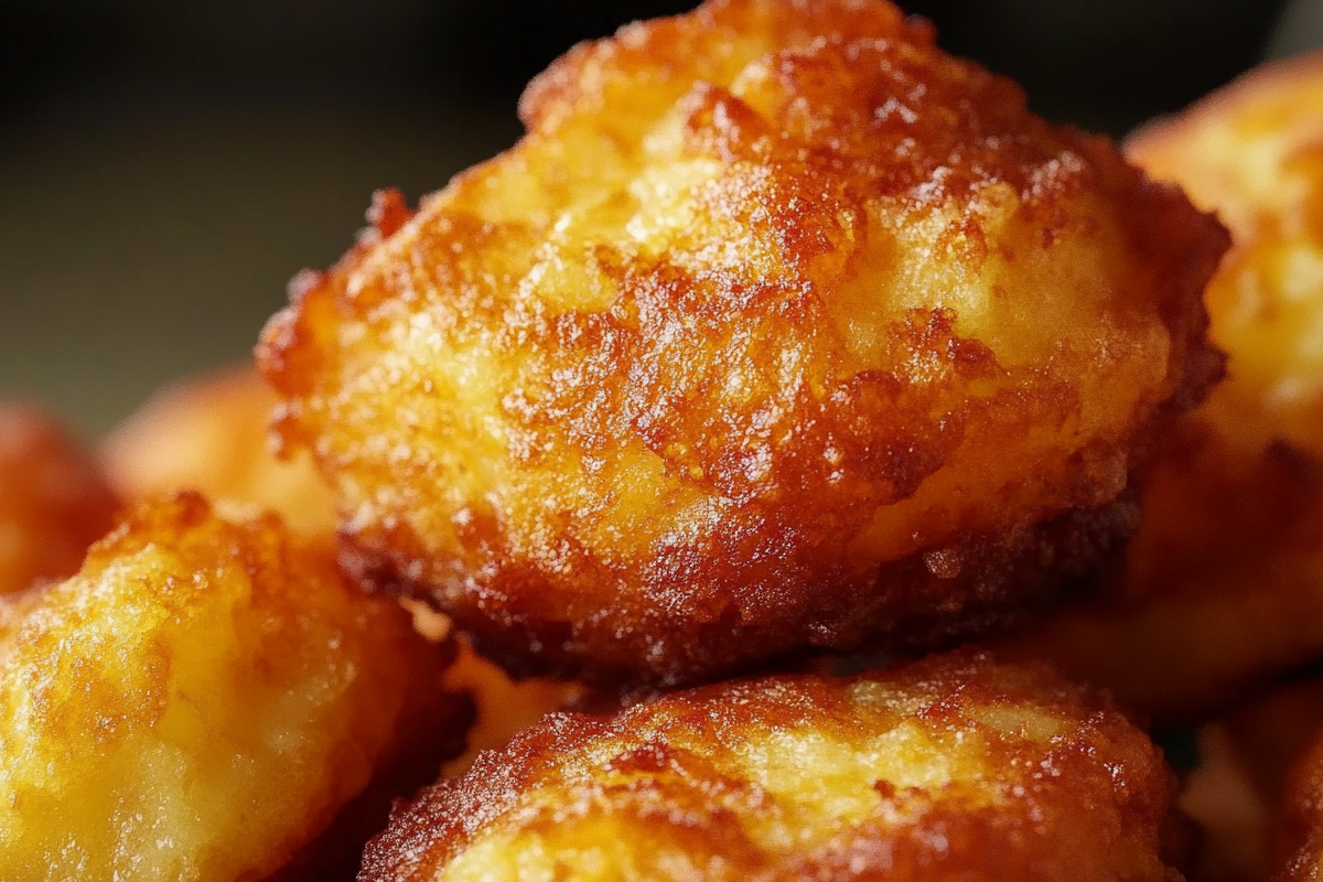 Cake apple fritters with glaze and cinnamon sticks