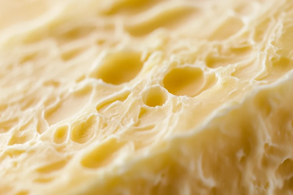 Cheesemaker washing Limburger cheese rind.