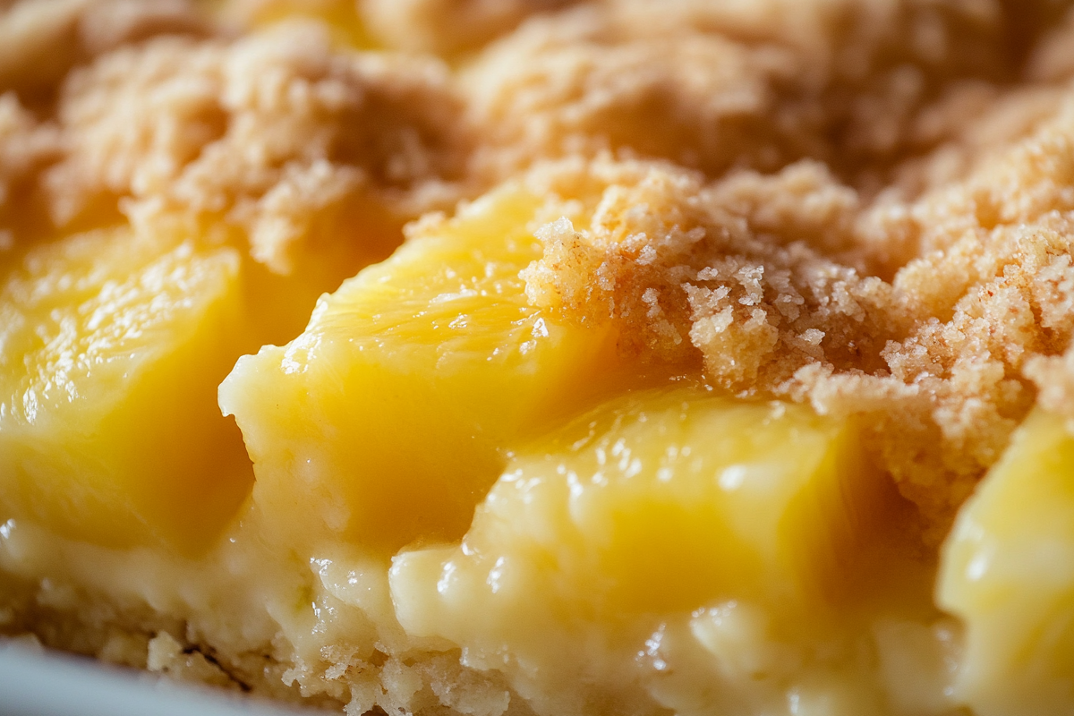 Golden pineapple casserole