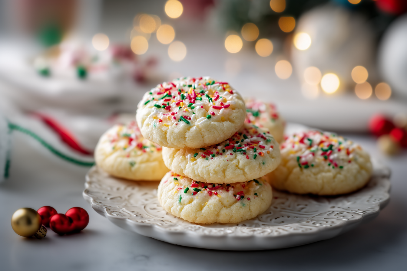 Soft Cream Cheese Christmas Cookies for christmas and holiday gatherings